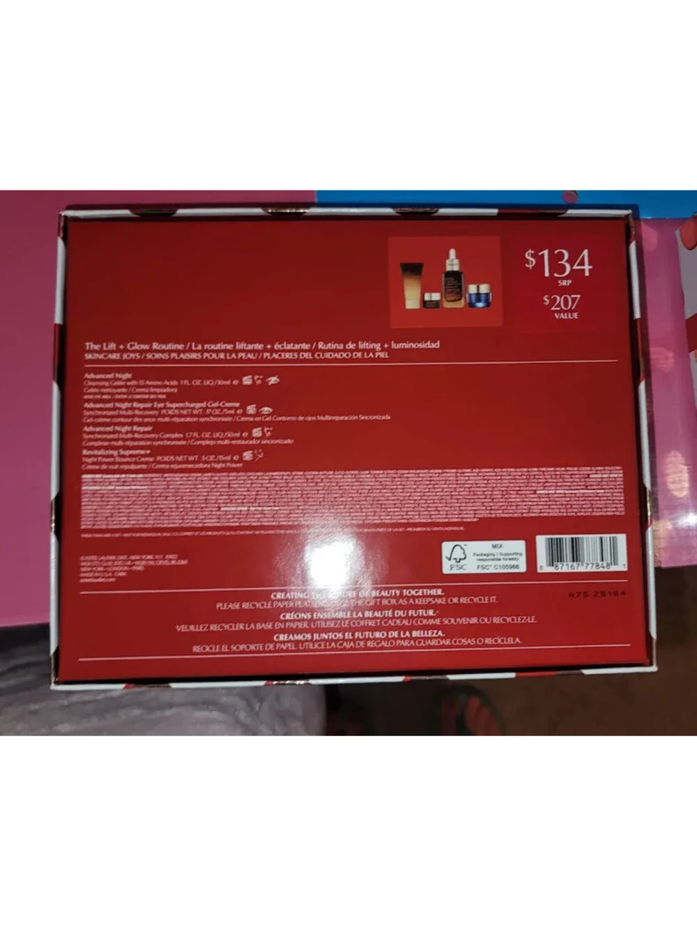 ESTEE LAUDER HOLIDAY GIFT EMPTY BOX - 9